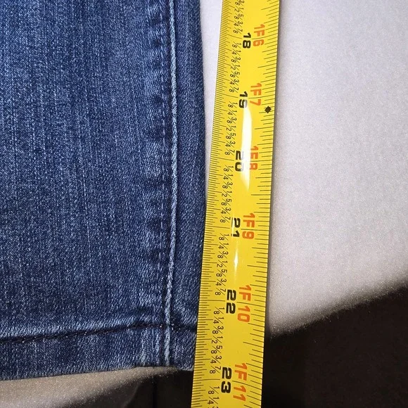 CB Women's Blue Denim Jeans The Secret Agent Collection, Capri Size 16 - Picture 7 of 7
